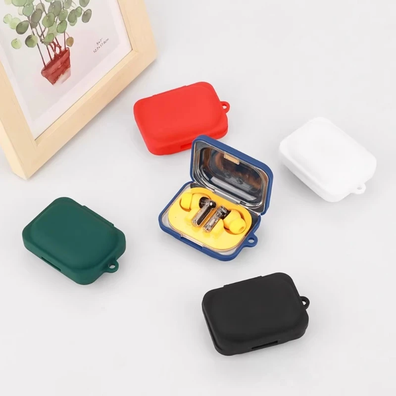 Silicone Protective Case for Nothing Ear(a) Wireless Headphone Protector Case Cover Shell Housing Anti-dust Sleeve