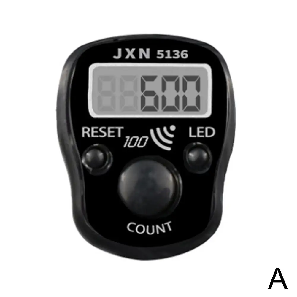 Handheld Elektronischer Zähler Tasbeeh Finger Digital Bead Timer LCD Digit Display Tasbeeh Tasbih Hand Tally Counter Clicker