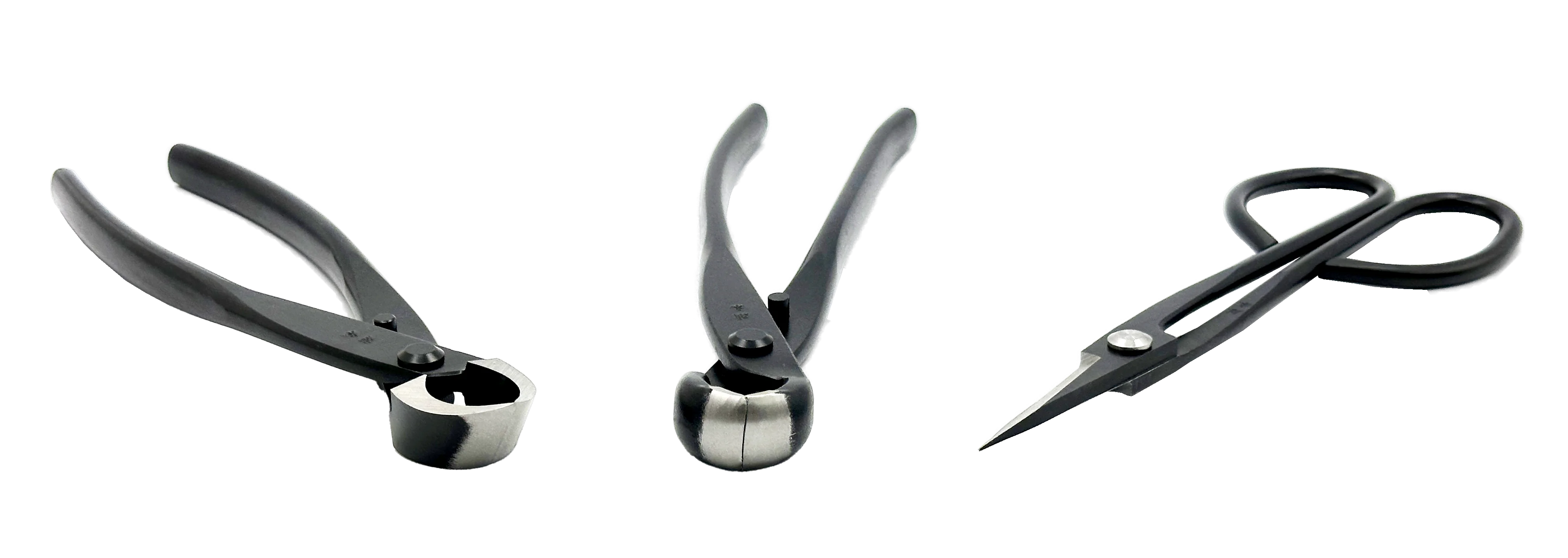 Good Quality Grade Bonsai Tools Set (3pcs) Branch Cutter Knob Cutter Trimming Scissor Carbon Steel Made