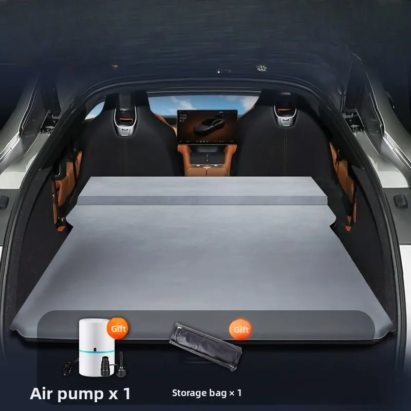 Für BMW X3 2025 Aufblasbare Luftmatratze Outdoor Camping Wildleder-Stoff Auto-Reisebett