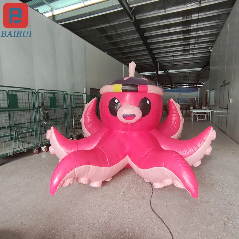 

Giant inflatable octopus model Octopus Ocean Paradise Mall advertising stage exhibition decoration props size can be customized