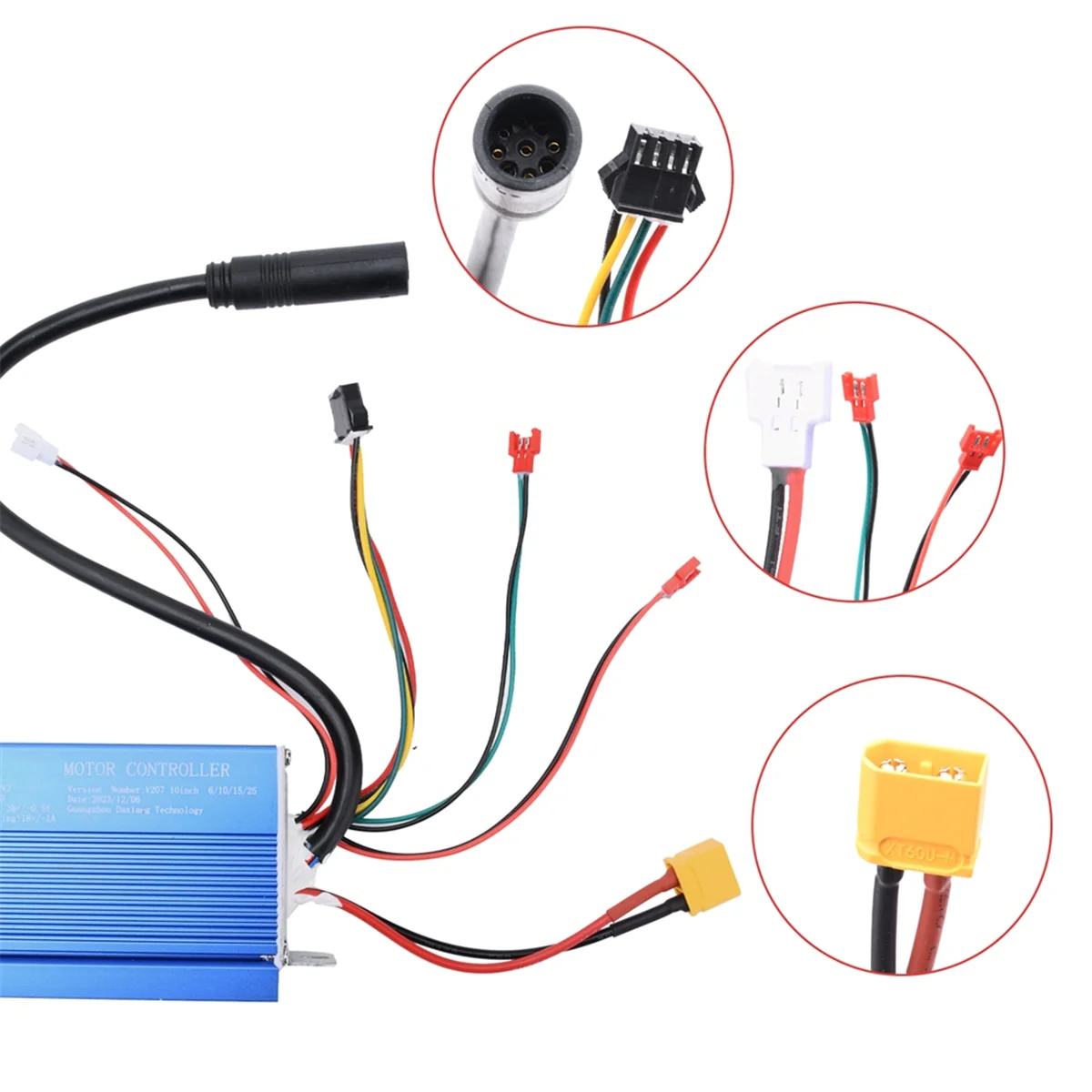 48V 18A Electric Scooter Controller Kit, Metal Case, Stable Speed Control, Clear Display for SmartGyr Electric Scooter