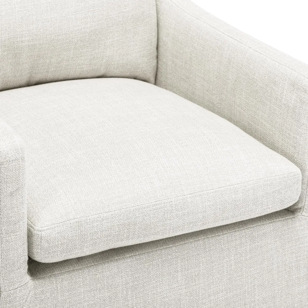 كرسي طعام منجد، كرسي مميز من الكتان لغرفة المعيشة، كرسي أريكة فردي مع كرسي بذراعين منجد لغرفة النوم