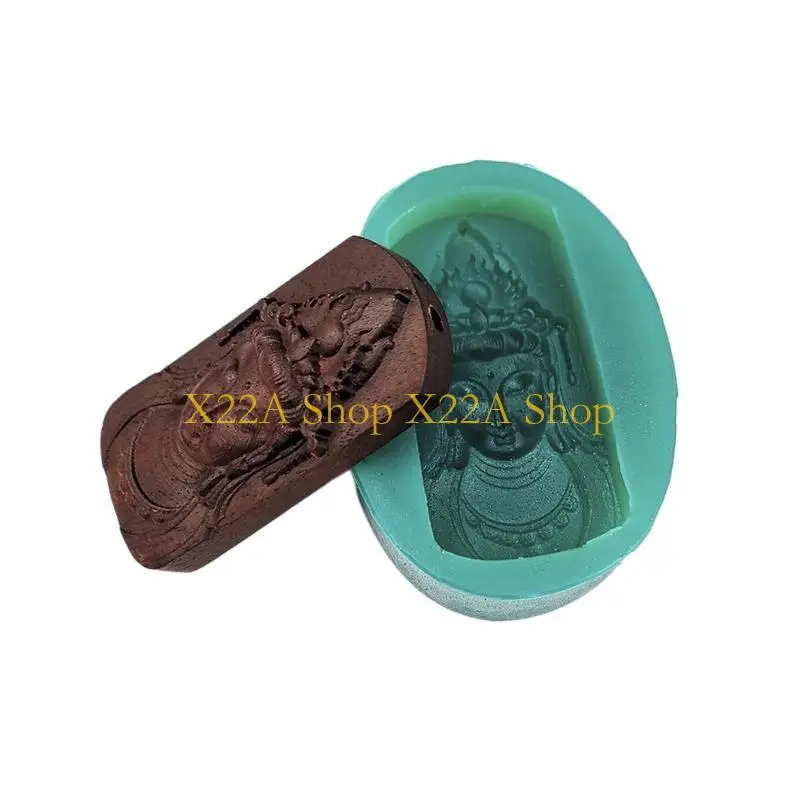 Unique Chinese Traditional Amulet Silicone Mold for Jewelry Keychain Pendant
