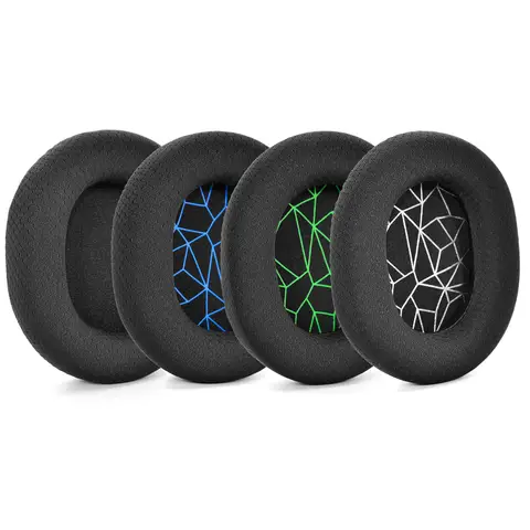 Replacement Black Fabric Earpads for SteelSeries Arctis 3/Arctis 5/Arctis 7/Arctis 9/Arctis 1/Arctis pro Wireless Gaming Headset