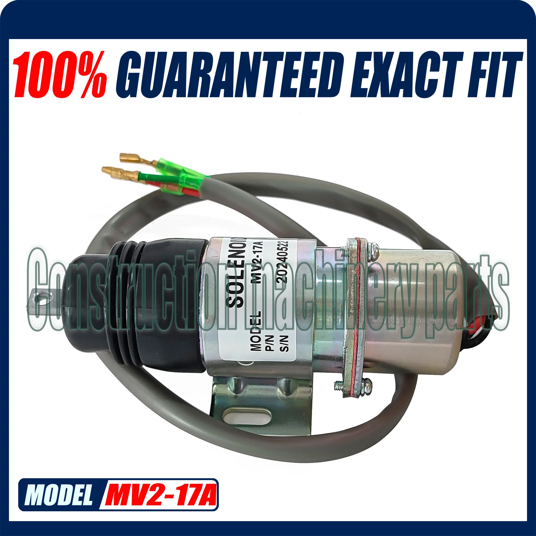 

MV2-17A 12V 24V Электромагнит отключения подачи топлива для Isuzu 4JG1 4JG2 6BG1 6BB1 4J62 4J61