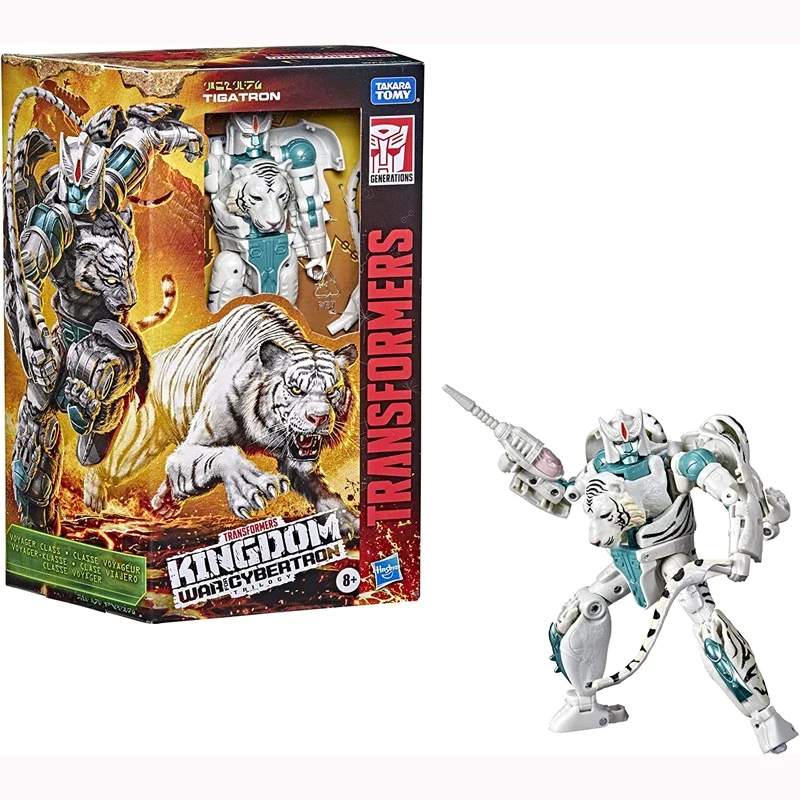 Auf Lager Takara Tomy Transformers Krieg für Cybertron:WFC-K35 Voyager Tigatron Anime Figuren Roboter Spielzeug Action figur Geschenke Hobbys