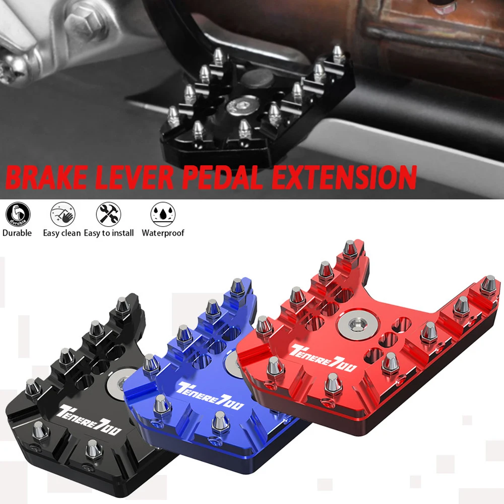 

FOR Yamaha T7 TENERE 700, Rally & World Raid all versions 2019 2020 2021 2024 2022 2023 Brake Lever Pedal Extender Step Tips