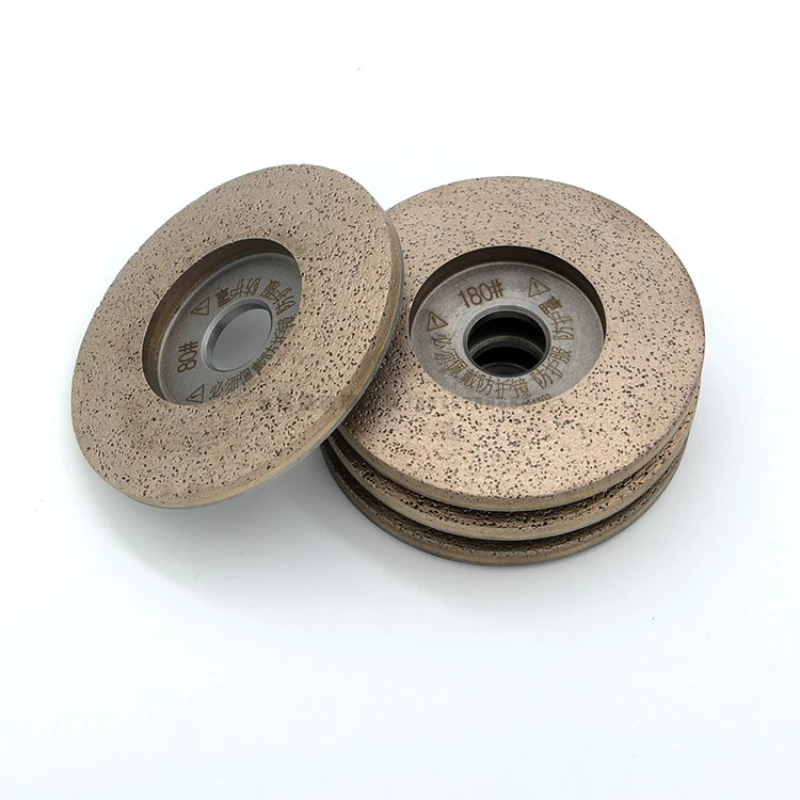 

Material: glass sintered grinding disc, diamond tile, rock plate, rough grinding wheel, stone grinding wheel, sharp edge.