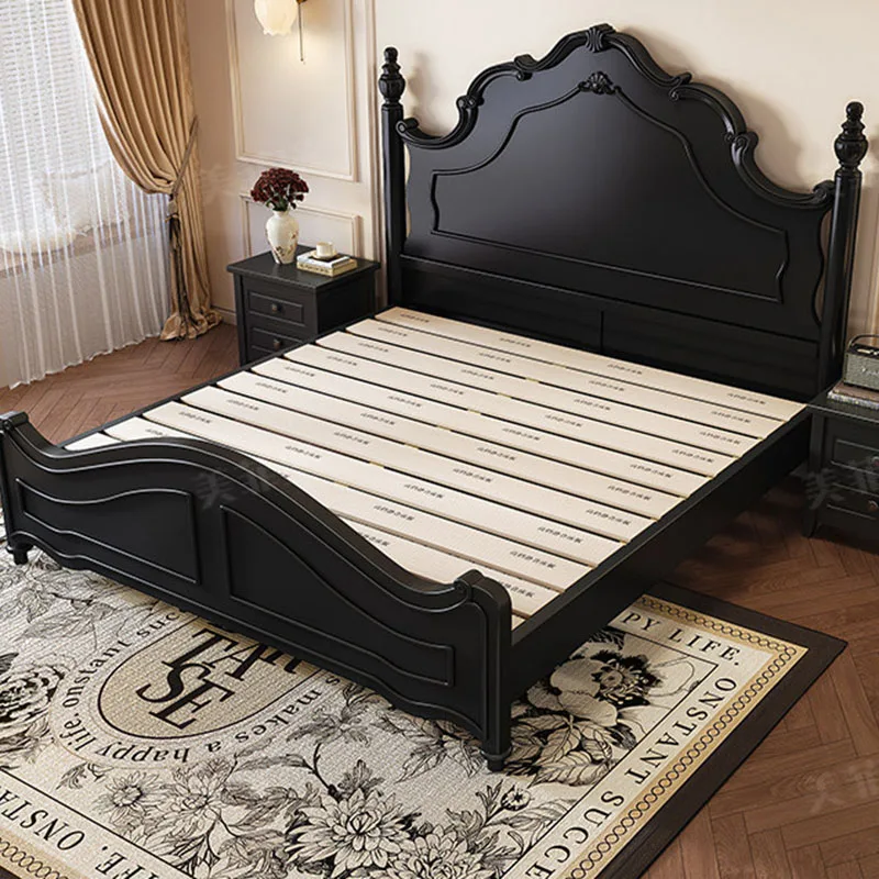 

Design Castle Bed Bedroom Frame Luxury Storage Floor Girls Wooden Space Saving Massage Bed Sleeping European Cama Home Furniture
