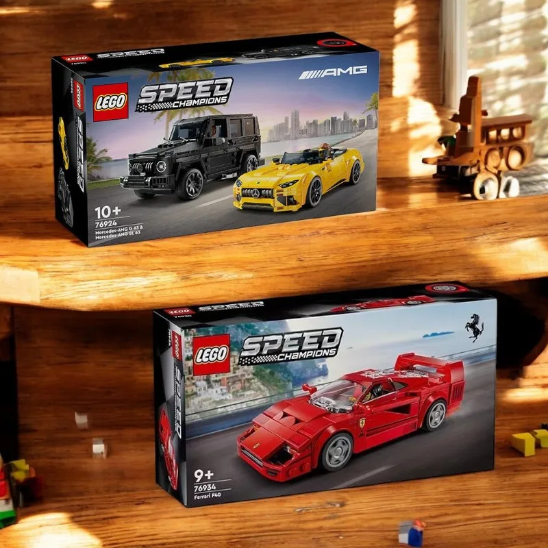 LEGO 76934 Ferrari F40 Supercar & 76924 Mercedes-AMG G 63 & Mercedes-AMG SL 63 Set