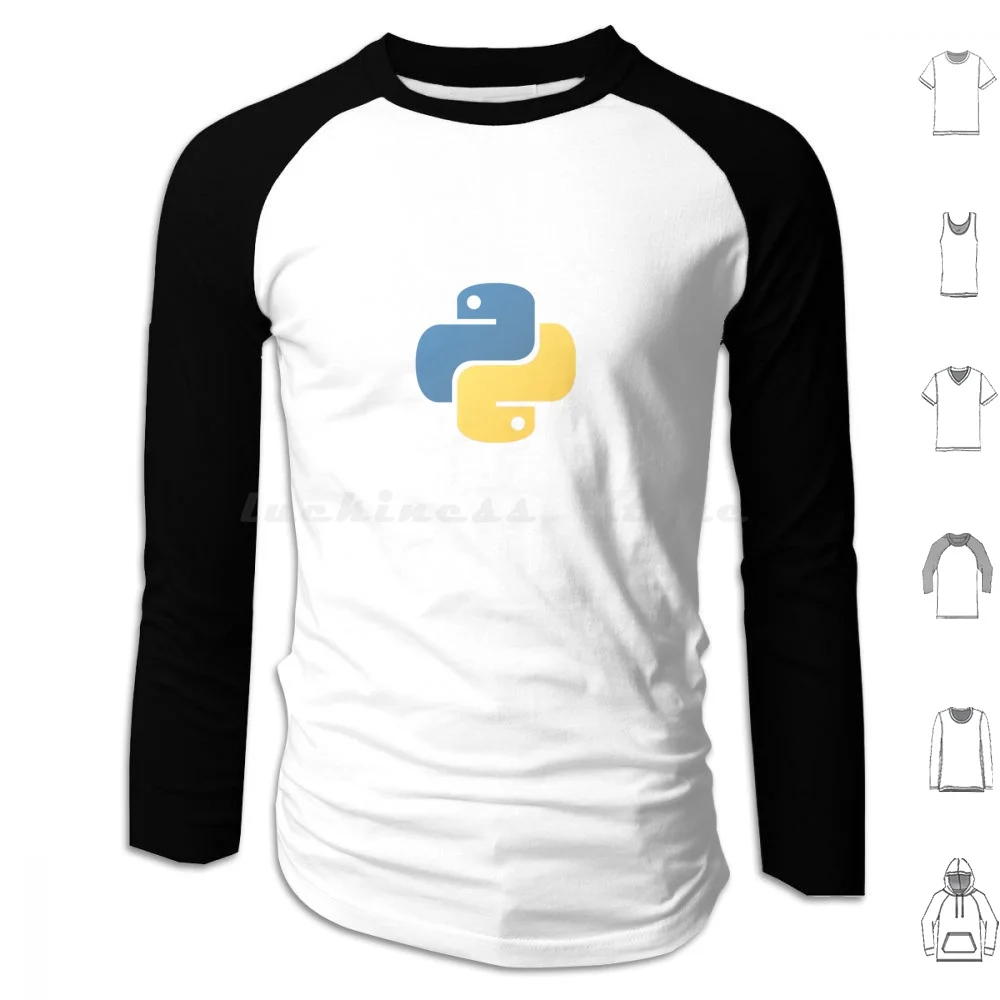 Phyton sudaderas con capucha de manga larga Phyton programación desarrollador de idiomas Pc ordenador aplicación juego Logo Haskell Icon Lisp Modular 3