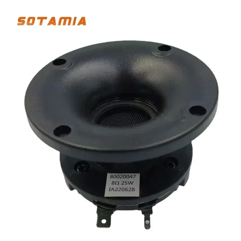 SOTAMIA 2 uds altavoz Tweeter de Audio portátil controlador 8 Ohm 25W 80MM Tweeter de bocina altavoz al aire libre altavoz de música para el hogar Bookself
