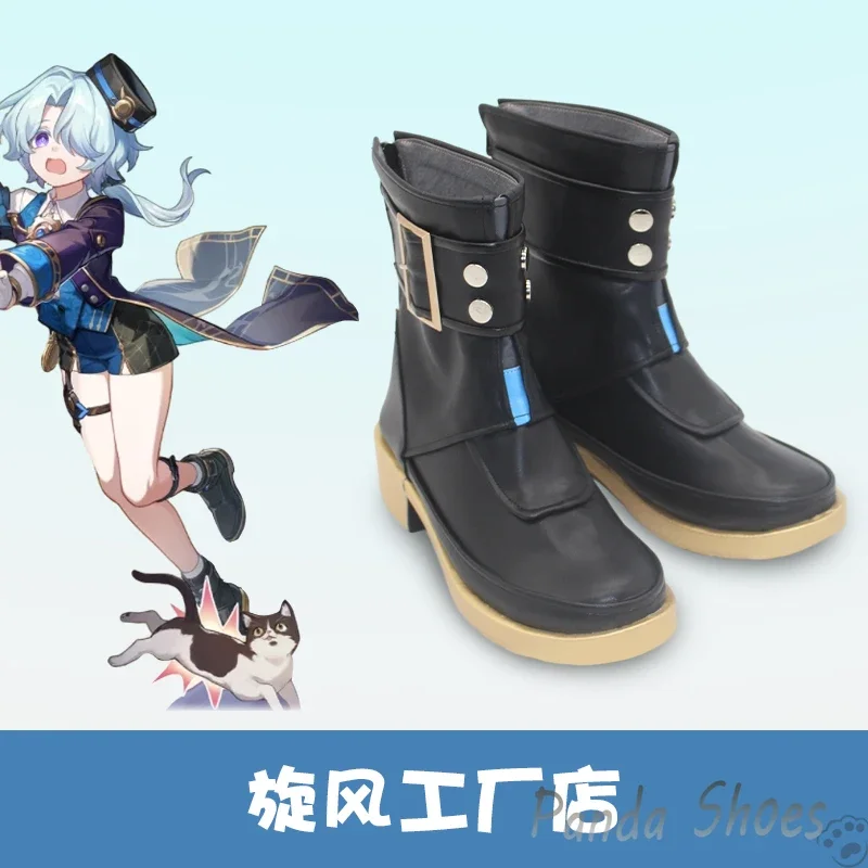 Honkai Star Rail Misha Buty do Cosplayu Gra Anime Długie Kozaki Misha Kostium Cosplay Rekwizyty Buty na Konwent Halloween Party