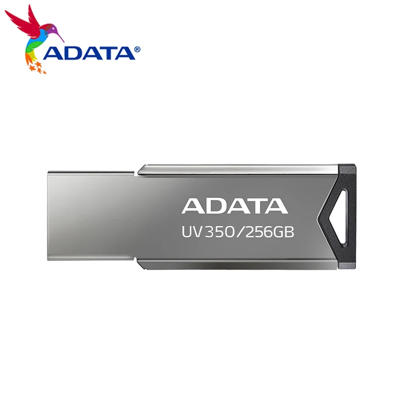 ADATA UV350 USB 3.2 Pen Drive Metal U Disk 32GB 64GB 128GB 256GB USB Flash Drive for Computer High Quality Memory Pendrive