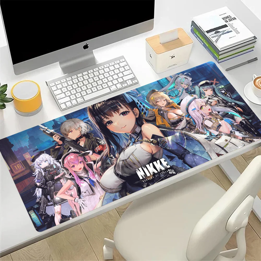 Goddess of Victory Nikke Large Mouse Pad Gaming Mousepad PC Gamer Computer Office Mouse Mat XXL Laptop Keyboard Mat Desk Pad