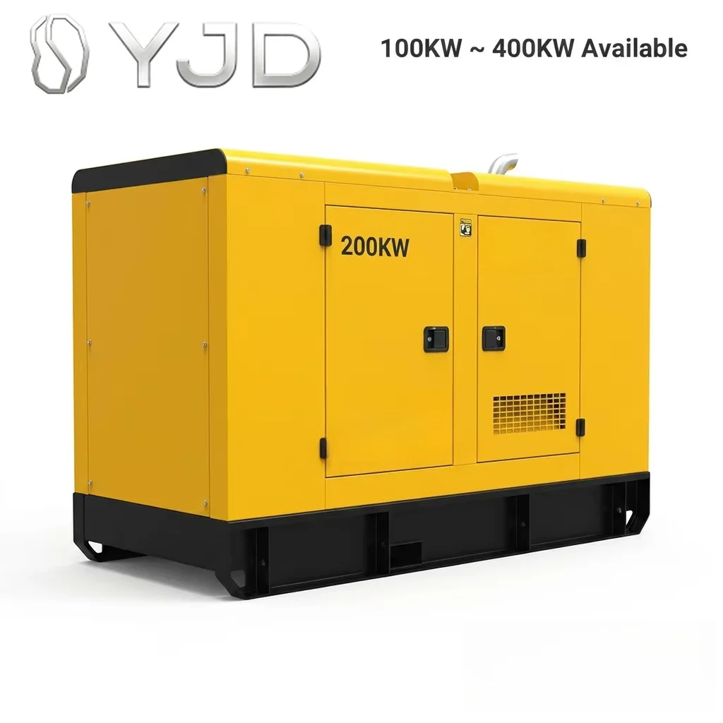 LINGGE 100-400KW Super Silent Diesel Generator Open Frame Remote Start Soundproof Canopy Stamford ATS CE ISO