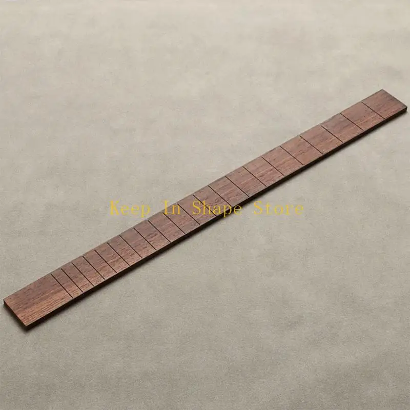 U1JC 21 Fret Electric Guitar Fingerboard Pre-Slotted Rosewood Fretboard Replacement Guitar String Instrument DIY Parts