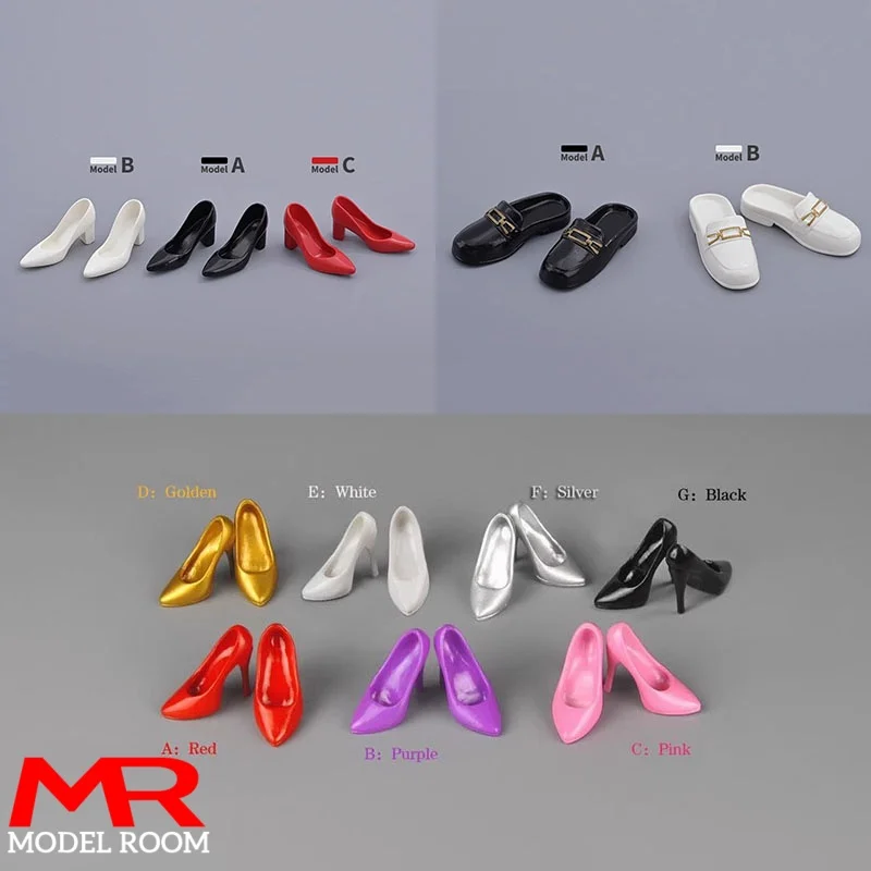 

ZYTOYS ZY1046 ZY1047 TCT-051 1/6 Female Heeled Sandals Slippers Shoes Model Fit 12'' Soldier Action Figure Body Dolls