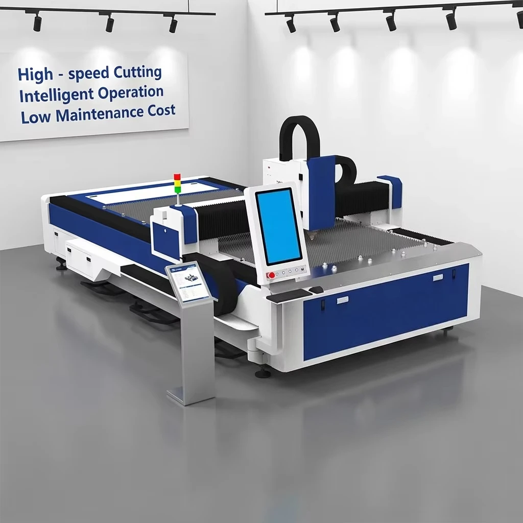 3015 Single Table 6kw Fiber La ser Cutter, Auto Focus Function, AI Assisted, Precise Cutting for Steel Aluminum Sheet Metal