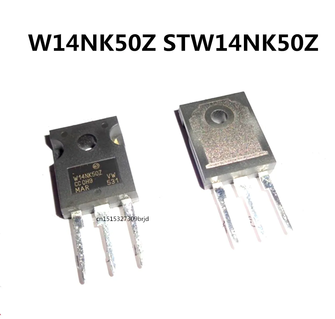 Original New 5pcs/ W14NK50 W14NK50Z STW14NK50Z TO-247 14A500V