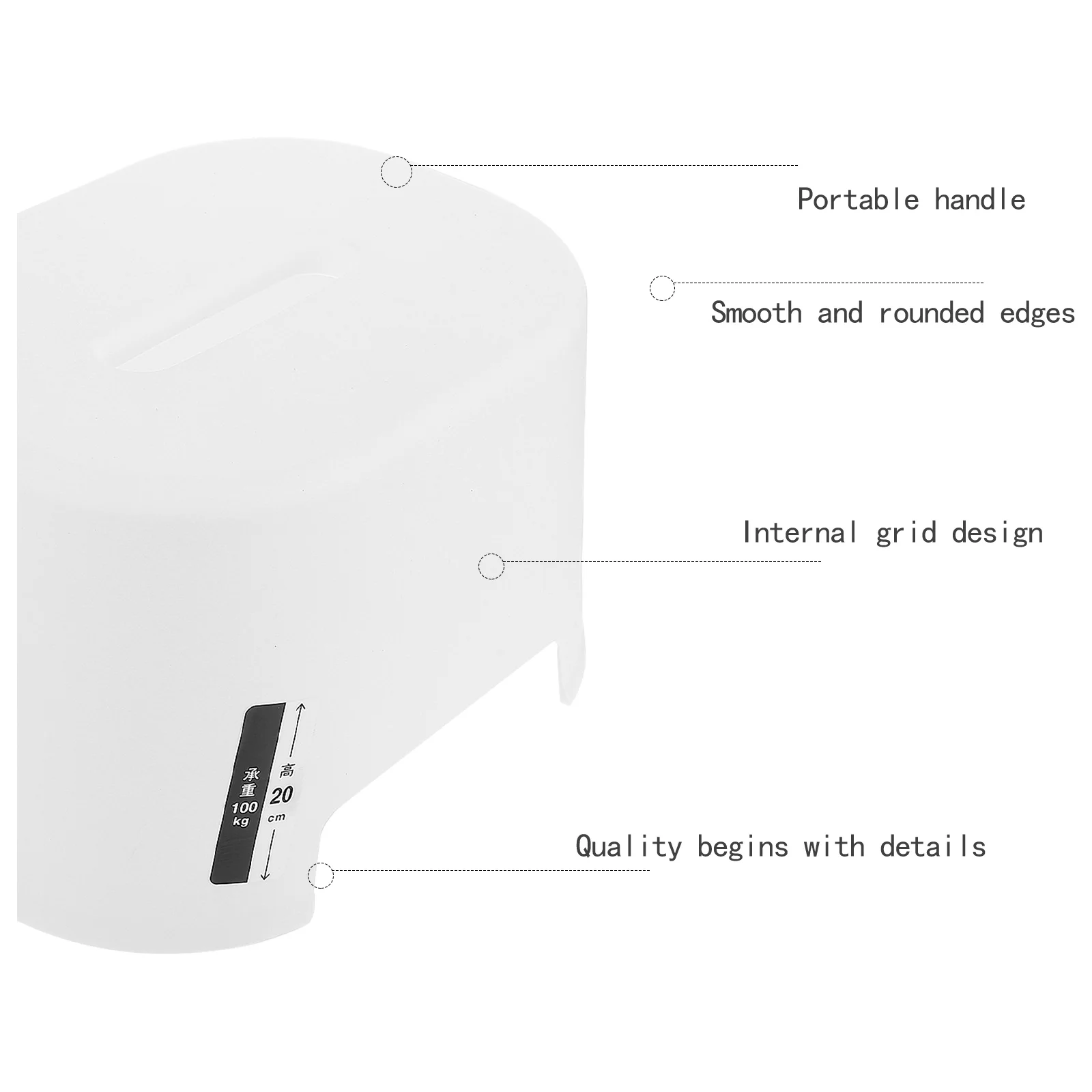 1 قطعة البراز المضادة للانزلاق العملي خفيفة الوزن مسند القدمين عدم الانزلاق الحمام المنزلية البراز عدم الانزلاق مسند القدمين