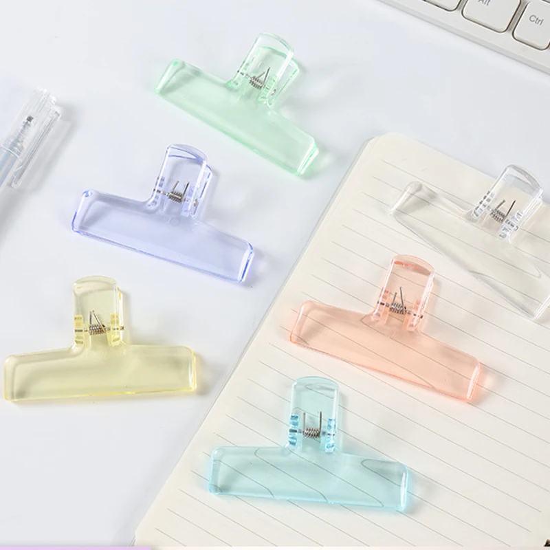 

10 шт. прозрачных маленьких зажимов, акриловые зажимы с длинными ручками для документов, зажимы для организации счетов и данных, офисные зажимы-«ласточкины хвосты»