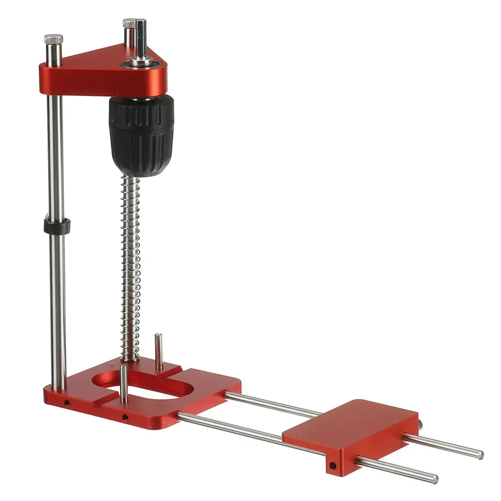 Imagem -03 - Alumínio Alloy Drill Locator para Carpintaria Drill Guide Punch Locator Faça Você Mesmo Drilling Tool