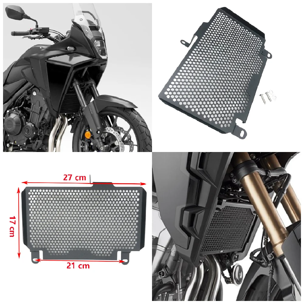 

Fits for Honda NX500 CB500X NX 500 CB 500X ABS 2024 Motorcycle Accessories Radiator Guard Front Cooler Grille Protector Cover