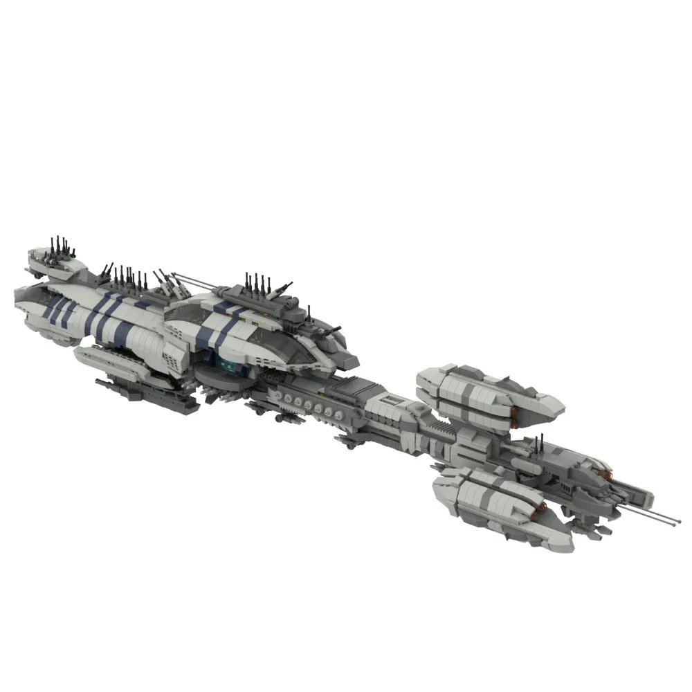 MOC Recusant Class Light Destroyer Frigate Building Blocks Set Space Wars Spaceship Airship Model Toy For Children Birthday Gift