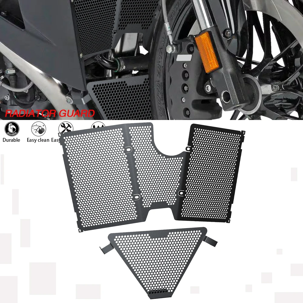 

FOR EBR 1190RX/SX Erik Buell Racing 1190RX 1190SX 2014-2024 2023 2022 2021 Motorcycle Radiator Grille Guard and Oil Cooler Set