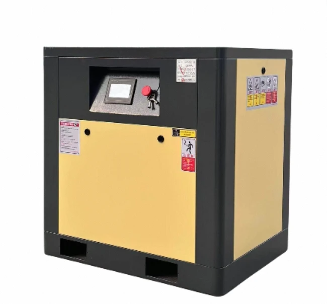 Stock General Purpose Industrial Air Compressor 7.5 kW 10HP Fixed Screw Air Compressor