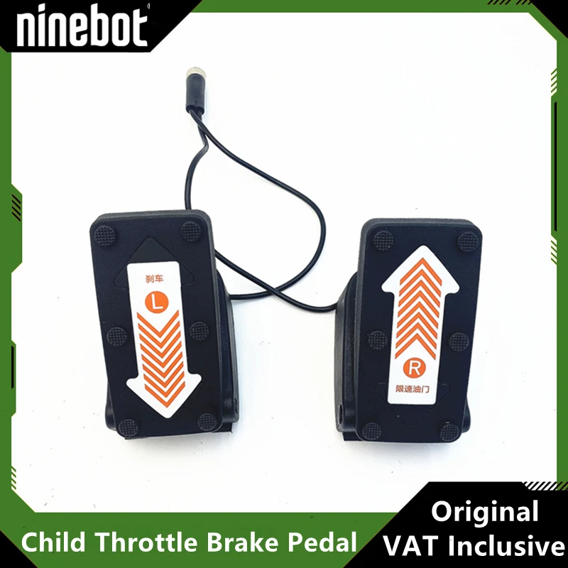 Original Child Throttle Brake Pedal For Ninebot Gokart PRO Speed limit Brake Pedal Parts Lamborghini Kit kart Accessories