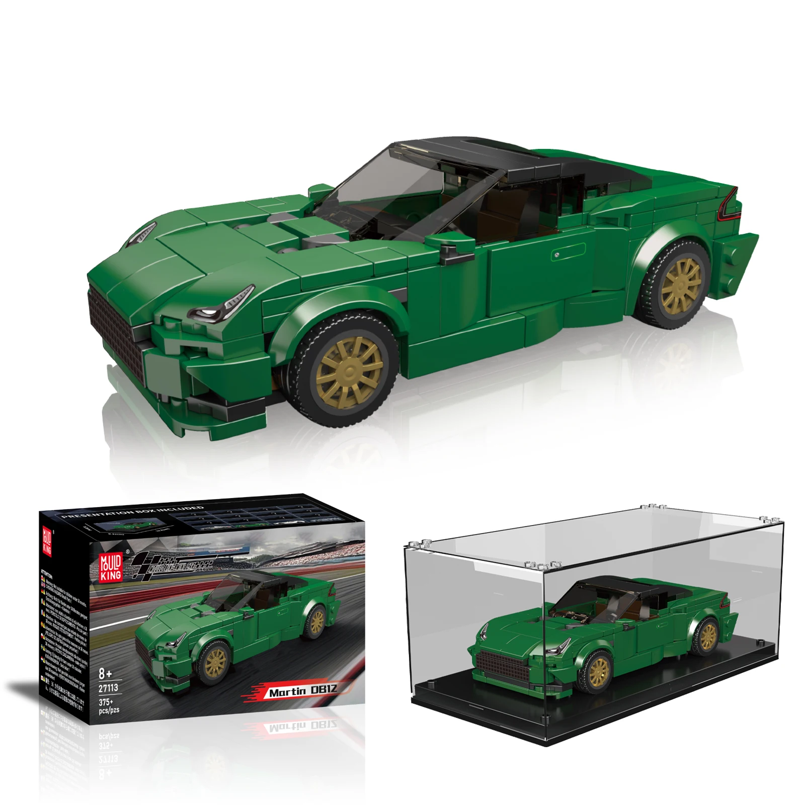 

MOULD KING Professional 375PCS Mini Car Building Blocks Set - Small Particle Construction Toy for Adults and Kids