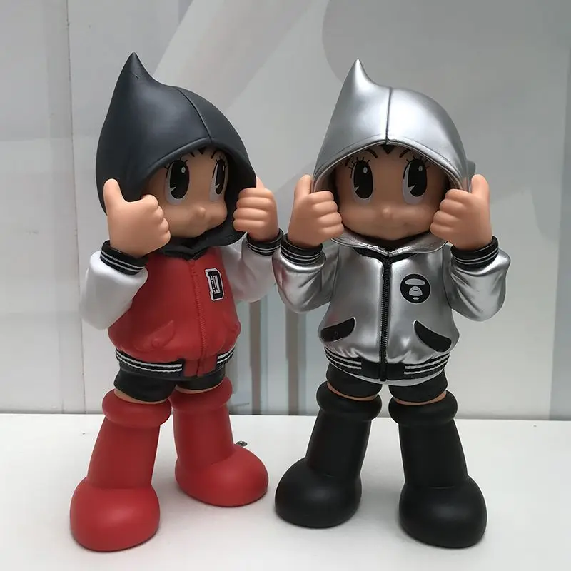 29CM Large Anime AstroBoy Mighty Atom Figure Tetsuwan Atom Movable PVC Action Figures Statue Collection Model Toys Holiday Gifts