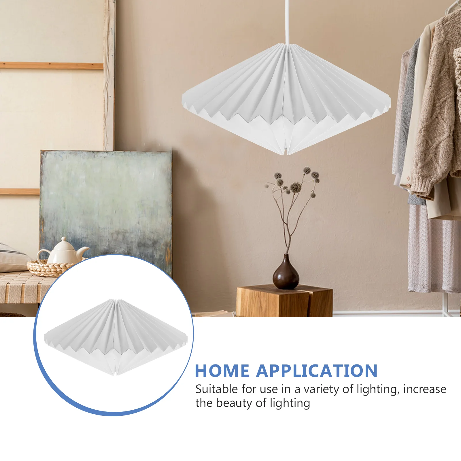 Origami lanterna sombra abajures de papel para luzes de teto rattan crianças decorações de piso branco dobrar
