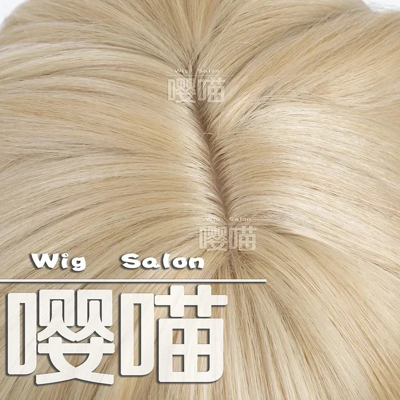Candy 2025Game Naraka:Bladepoint Sila Cosplay Long golden Hair halloween party Role Play Wig + Free Cap