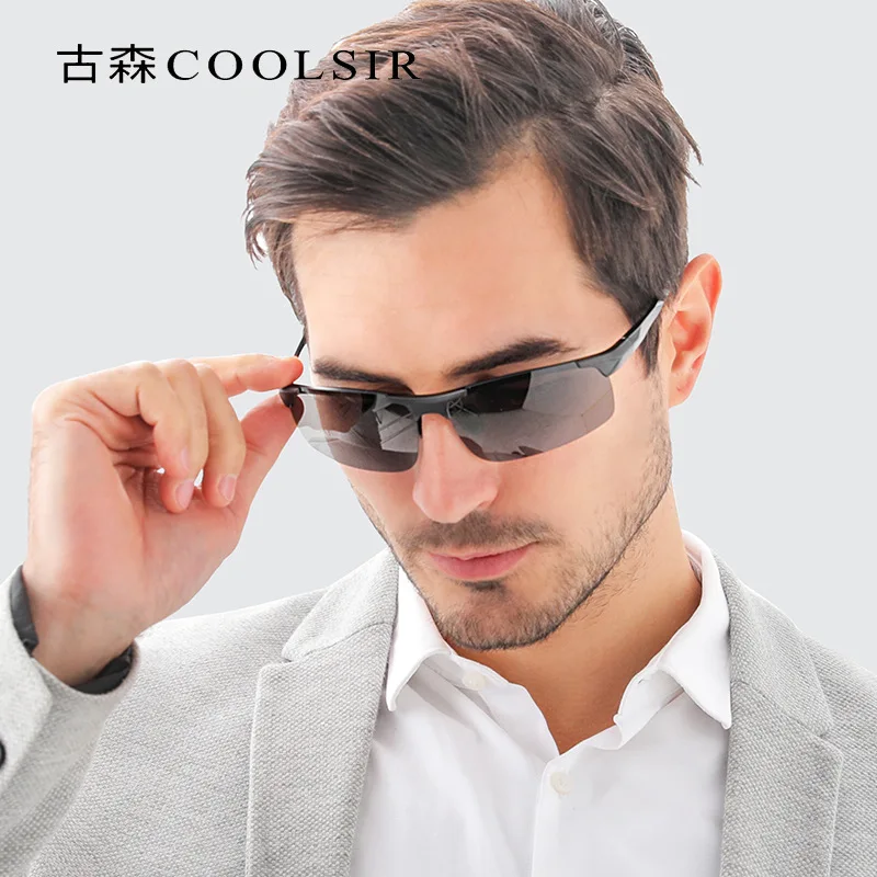 

Sunglasses Men's Aluminum Magnesium Sun Polarized Summer Glasses Night Day Vision Sports Women T211