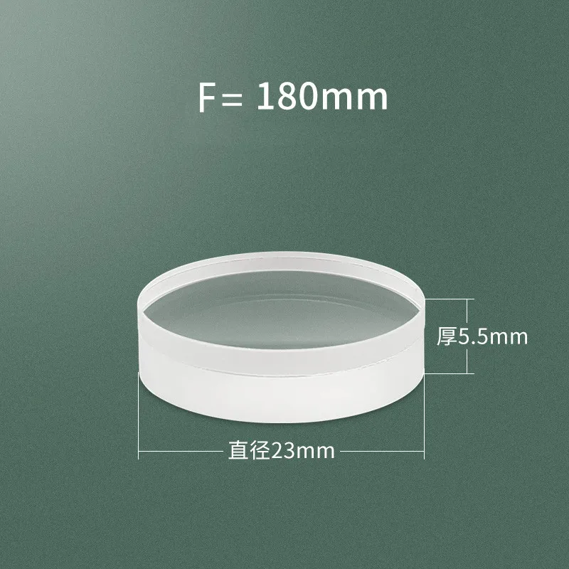 

Microscope Objective Tube Lenses Diameter 22mm 23mm Focal Length 180mm 200mm Doublet Optical Lens
