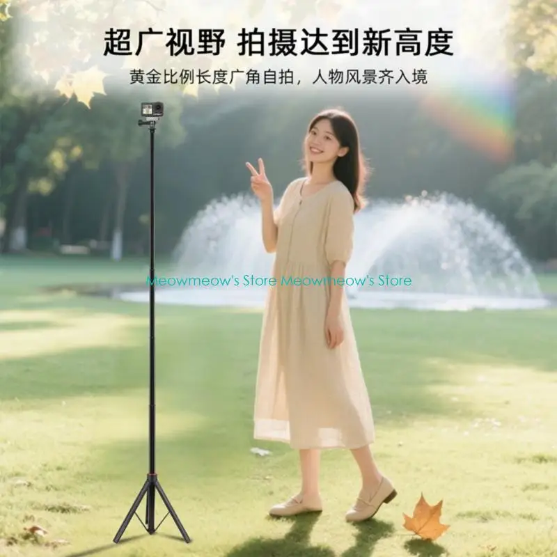 W91A Selfie Selfie مع Tripod Stand Association Extension Extension Telescoping Selfie Tripod لكاميرا الحركة