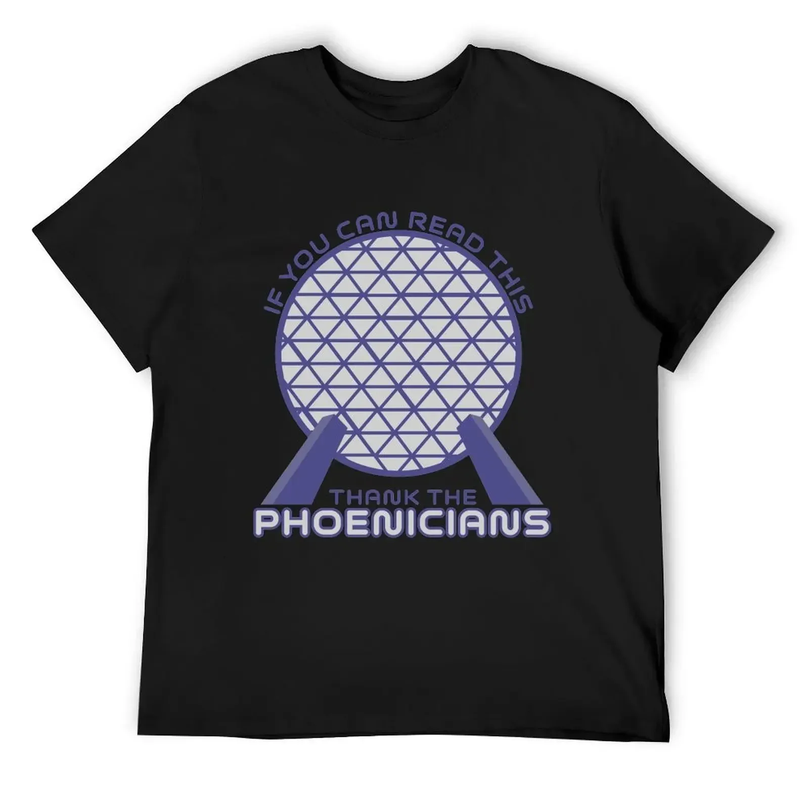 Thank the Phoenicians Spaceship Earth T-Shirt graphic t shirt vintage boys animal print workout shirts for men