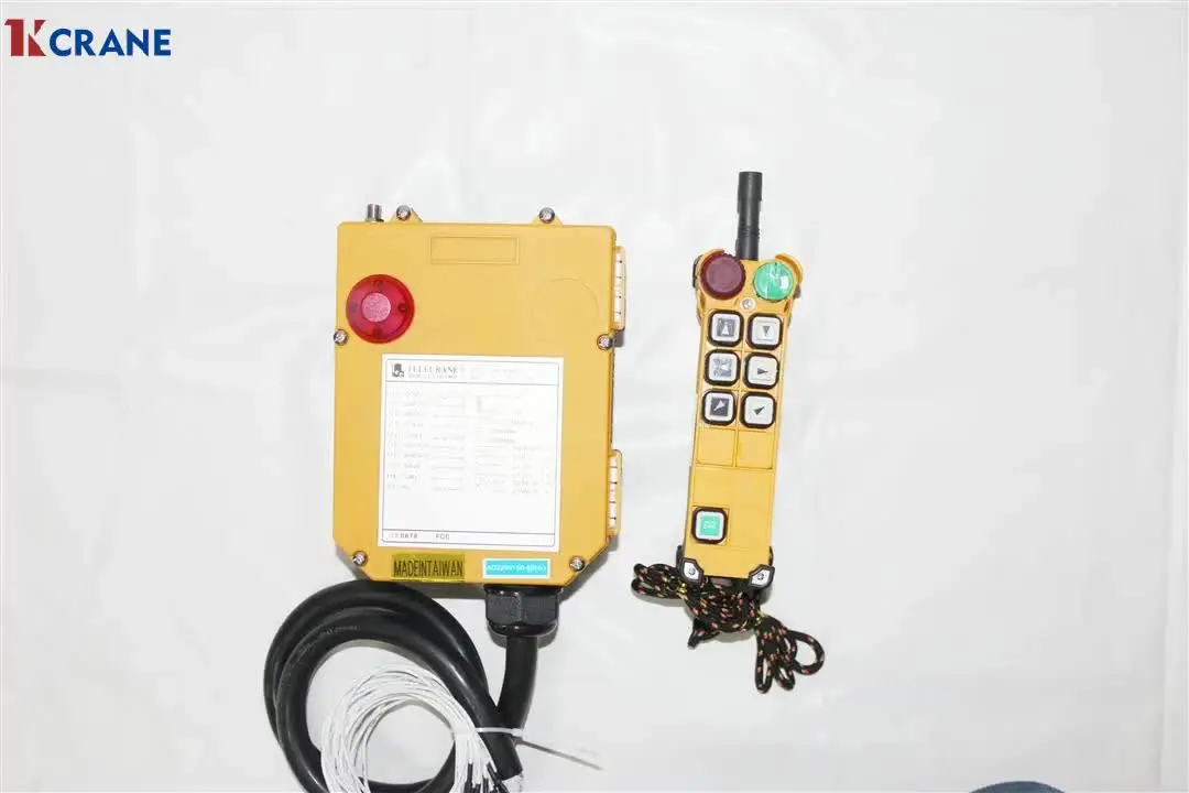 

Telecrane universal wireless remote control F24-6D 6 buttons transmitter and receiver for crane