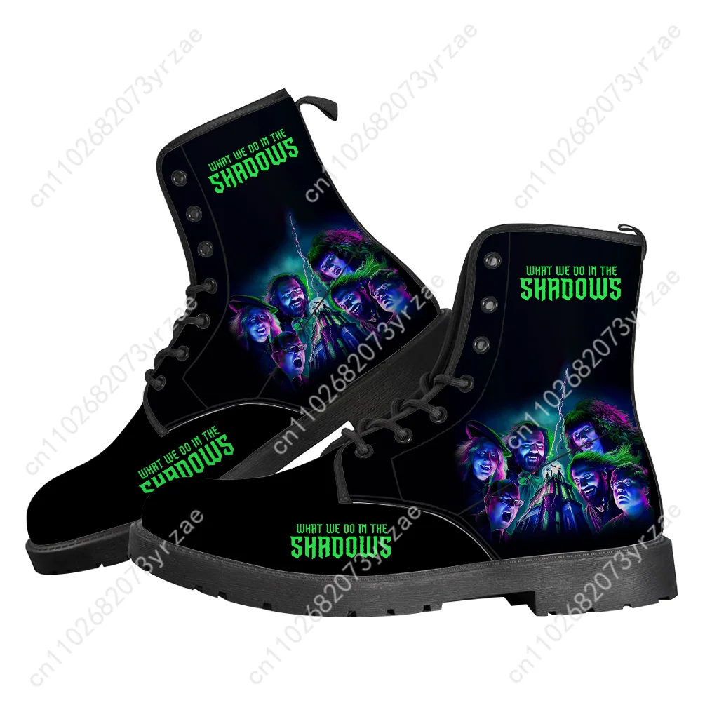 What We Do in The Shadows Boot Mens Womens Teenager Casual Boot Outdoor High Quality Casual Lightweight Pattern Customize Shoes