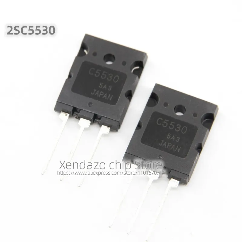 10pcs/lot 2SC5530 C5530 TO-3PL package Original genuine High-power transistor high-definition display transistor