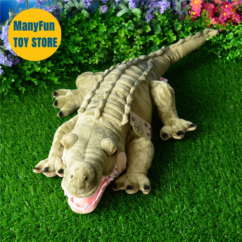 

Nile Crocodile High Fidelity Anime Cute Plushie Alligator Plush Toys Lifelike Animals Simulation Stuffed Doll Kawai Toy Gifts