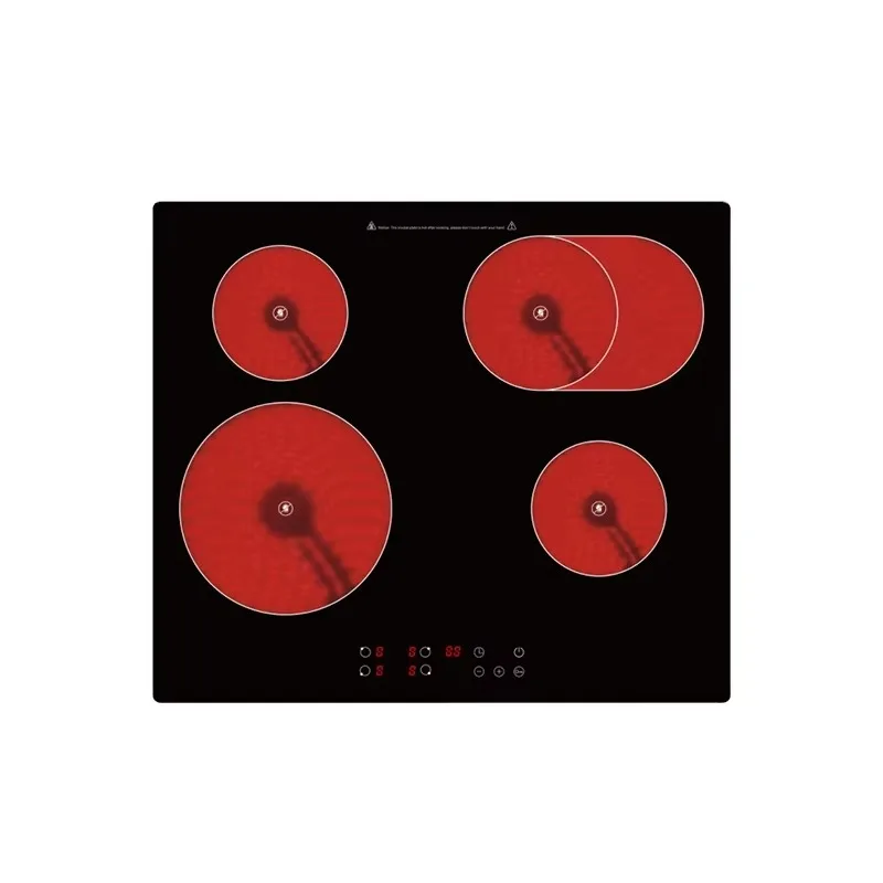 

Hot 2026 Four Digital Display 4 Burner Cooker Plate Infrared Hob Infrared Cooker 8000w Induction Cooker