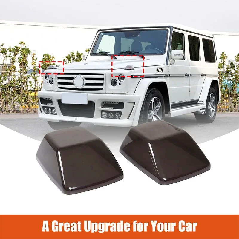 

For 2007-2018 Mercedes Benz G-Class G500 G550 G55 G63 Turn signal cover black protective cover Automotive exterior accessories