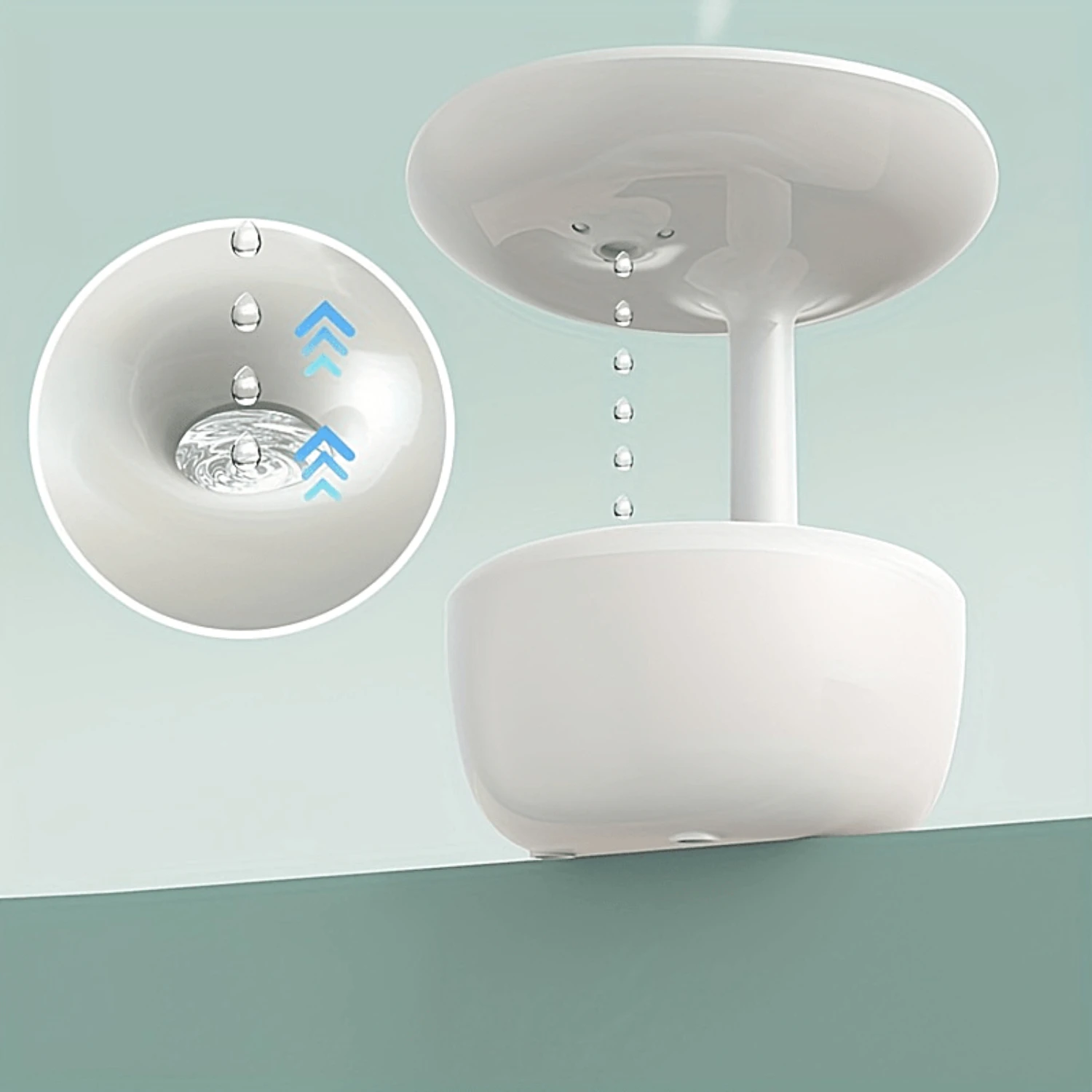 1 PC 23.67oz Anti Gravity USB AIR Humidifier,ลอยน้ําหยด Cool Mist Maker Fogger Air Humidifier น้ําหอม Humidifier