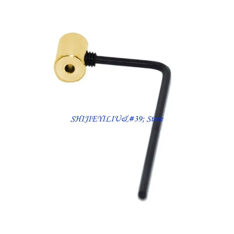 E21F Trendy Gold Locking Pin Backs Portable Pin Keepers for Badges and Collectibles