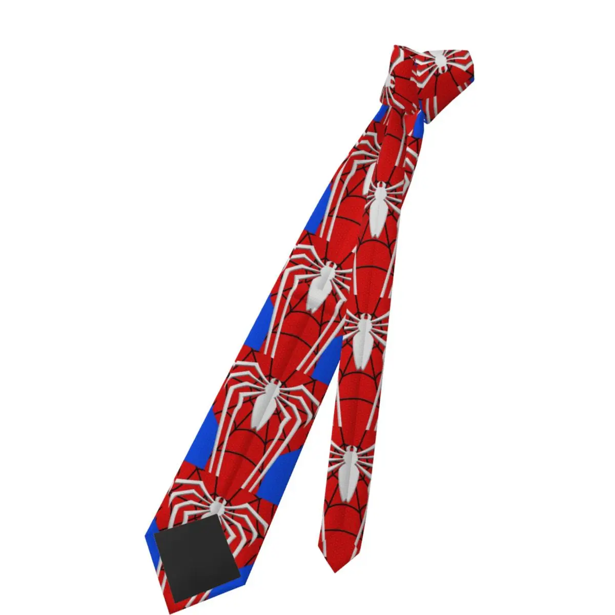 Krawat Spiderman Spider-man Męski Jedwab Poliester 8 cm Szerokości Geek Nerdy Gamer Krawat do Codziennego Noszenia dla Mężczyzn Prezent Ślubny